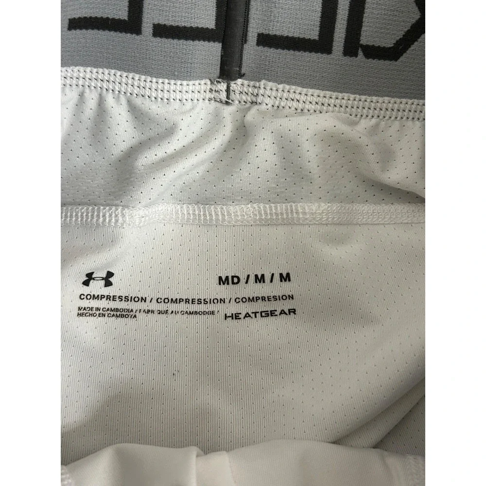 Under Armour Mens White UA Utility‎ Pro Baseball Sliding Shorts Sz M